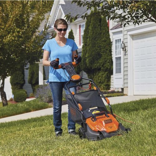 Tosaerba con guida da terra - BEMW472ES - Black & Decker - per uso residenziale / elettrico / per grandi superfici