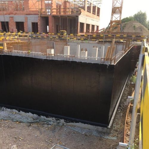 Guaina liquida impermeabilizzante di protezione - AQUAPROOF 2K - HEVADEX - in cemento / per fondazione / per muro