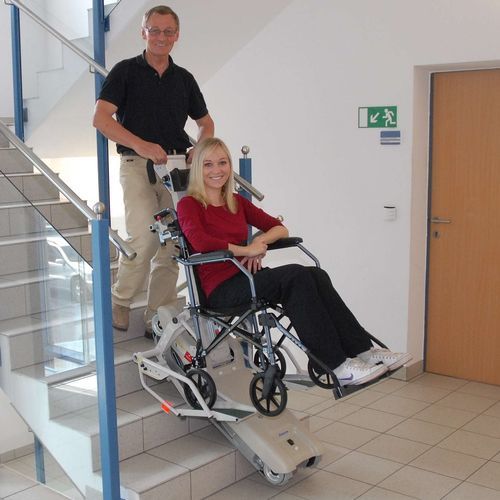 Montascale a piattaforma PMR - SA-3 - Lehner Lifttechnik - inclinato / da esterno / da interno