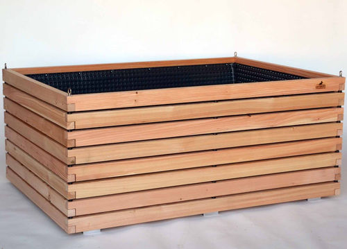 Fioriera per orto in larice - Gartenfrosch GmbH - per terrazza / per uso residenziale / con sistema di innaffiatura integrato