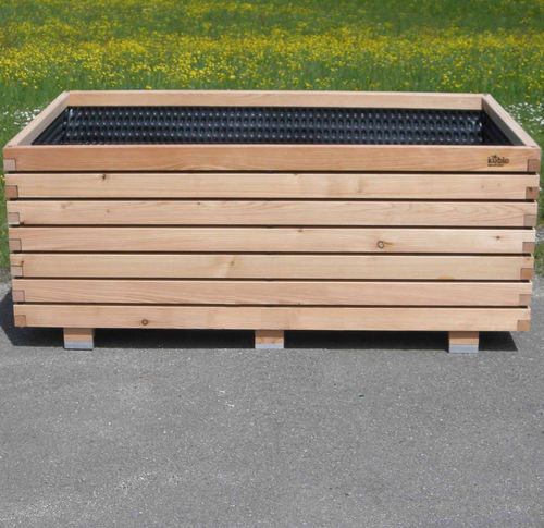 Fioriera per orto in larice - Gartenfrosch GmbH - per uso residenziale / per terrazza / con sistema di innaffiatura integrato