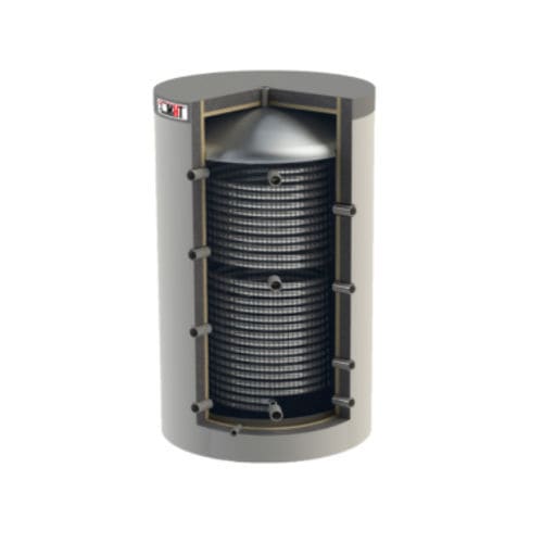 Boiler per acqua calda elettrico - HPh- series - KHT Group z.o.o. - a pavimento / verticale / residenziale