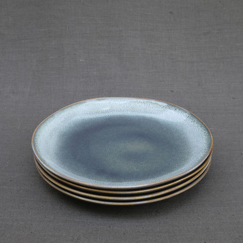Piatto piatto - CROOKED LANKE - izanami GbR - da cena / rotondo / in ceramica