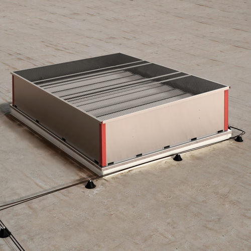 Griglia di ventilazione in acciaio galvanizzato - TRIA FRANCE - rettangolare / per esterni / professionale