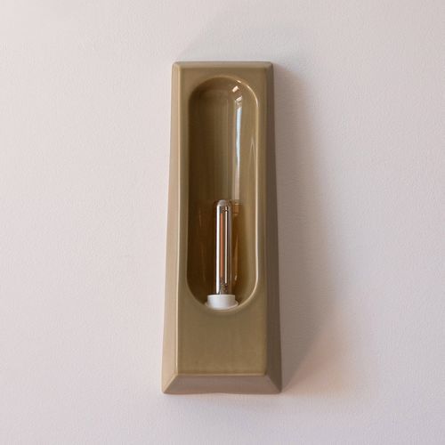 Applique contemporanea - ALCOVE TILLEUL - Violaine d'Harcourt - da interno / in ceramica / fissa