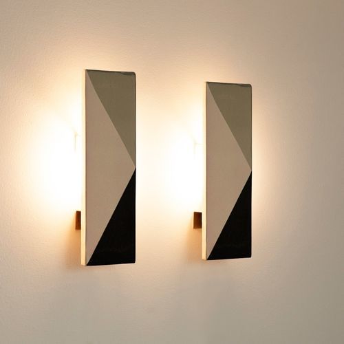 Applique contemporanea - TILE VN - Violaine d'Harcourt - da interno / in ceramica / geometrica