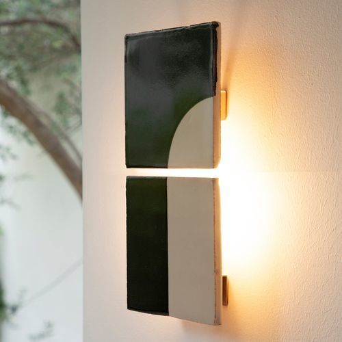 Applique contemporanea - DOOR N - Violaine d'Harcourt - da interno / da esterno / in alluminio