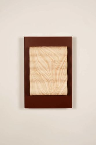 Applique moderna - MARBLE FRAME III - Violaine d'Harcourt - da interno / in acciaio laccato / di carta