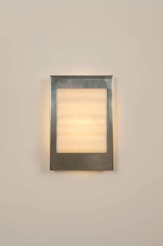 Specchio a muro - Frame Miroir - Violaine d'Harcourt - design minimalista / rettangolare / in acciaio lucido