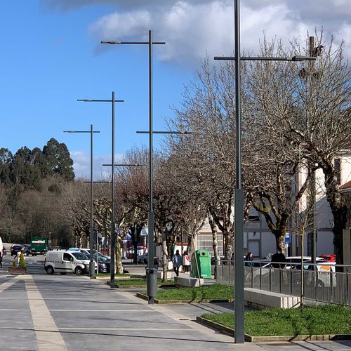 Palo di illuminazione - TIBER - IDELNOR - in acciaio galvanizzato / in acciaio termolaccato / personalizzabile