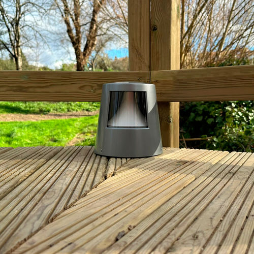 Lampioncino contemporaneo - SENDERO - IDELNOR - in alluminio / LED / IP65
