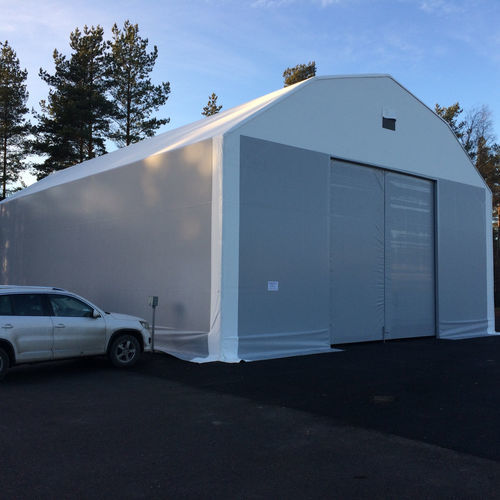 Capannone prefabbricato - PVC 12 - Finest Hall - in acciaio galvanizzato / industriale