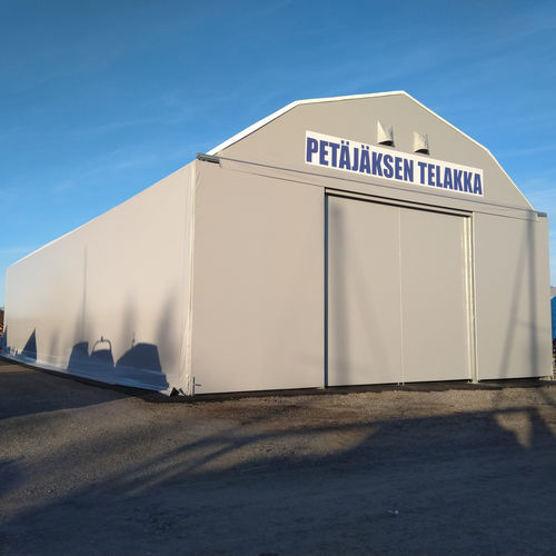 Capannone prefabbricato - PVC 15 - Finest Hall - in acciaio galvanizzato / industriale