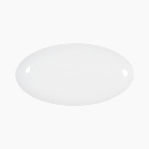 Piatto piatto - Saturno Eliptico : 049002000001 - COSTA VERDE - ellittico / in porcellana / contract