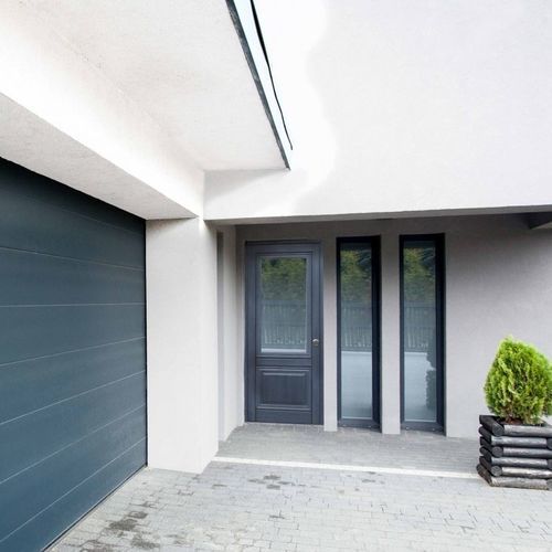 Porta d'ingresso - VETRO - SIDEL SRL - in vetro / in pino / in rovere