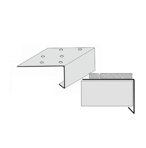 Cornicione per balcone - APB 101    - ADESOL - in alluminio / prefabbricato / da esterno