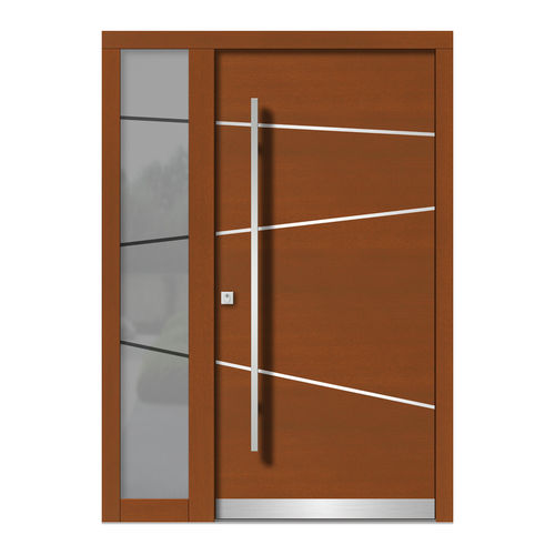 Porta d'ingresso - H106E+ST - DOORS, d.o.o. - in legno / battente / contemporanea