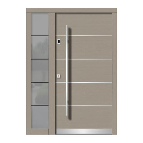 Porta d'ingresso - H107E+ST - DOORS, d.o.o. - in legno / battente / contemporanea
