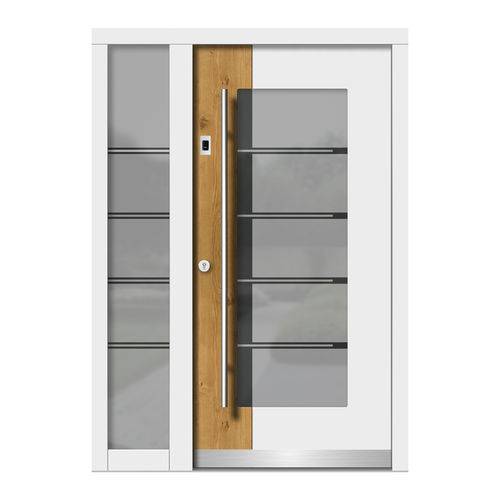 Porta d'ingresso - H108+ST - DOORS, d.o.o. - in legno / battente / contemporanea