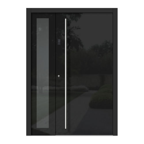 Porta d'ingresso - H301+ST - DOORS, d.o.o. - in legno / in vetro / battente