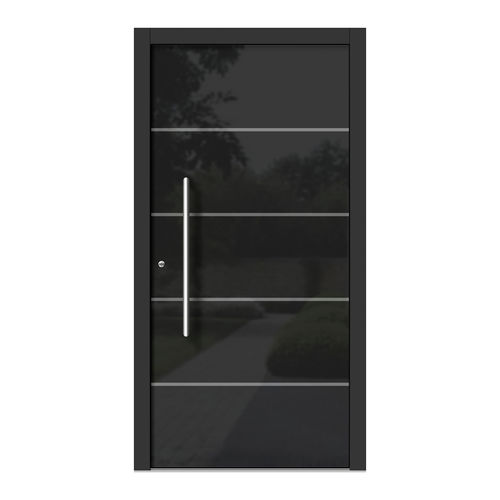 Porta d'ingresso - H302 - DOORS, d.o.o. - in legno / in vetro / battente