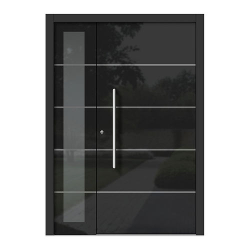 Porta d'ingresso - H302+ST - DOORS, d.o.o. - in legno / in vetro / battente