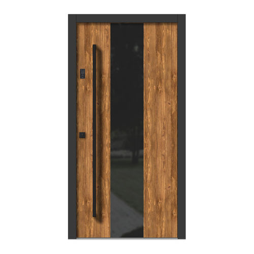 Porta d'ingresso - H306 - DOORS, d.o.o. - in legno / in vetro / battente