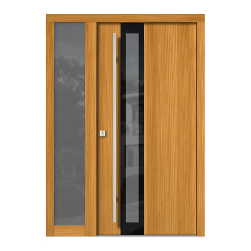 Porta d'ingresso - H307+ST - DOORS, d.o.o. - in legno / in vetro / battente