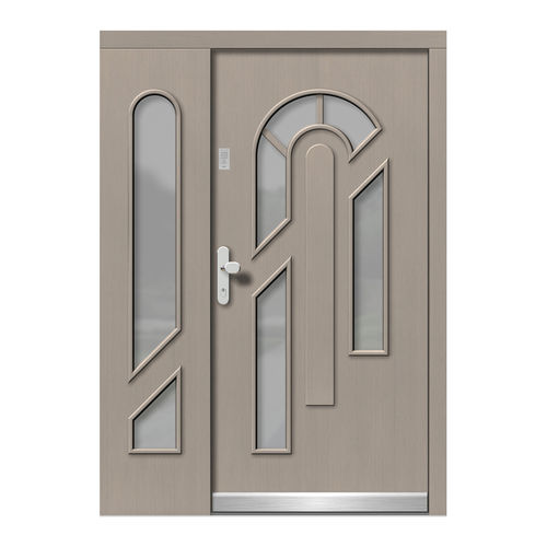 Porta d'ingresso - H508+ST - DOORS, d.o.o. - in legno / battente / classica