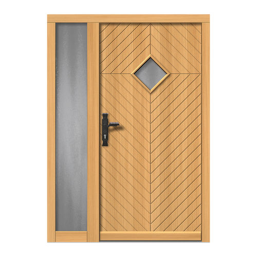 Porta d'ingresso - H509+ST - DOORS, d.o.o. - in legno / battente / classica