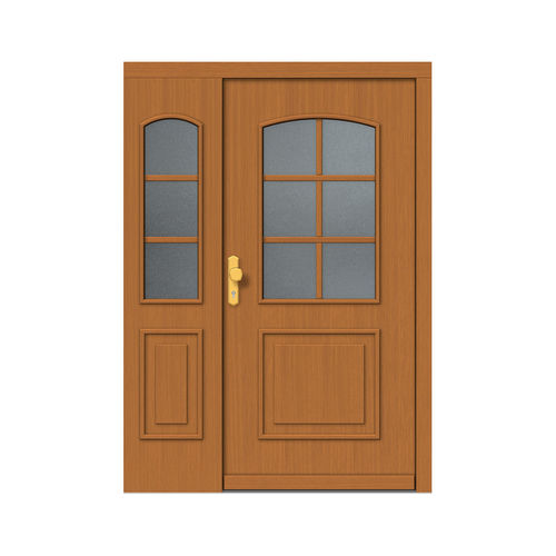 Porta d'ingresso - H516+ST - DOORS, d.o.o. - in legno / battente / classica