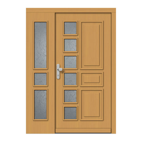 Porta d'ingresso - H535+ST - DOORS, d.o.o. - in legno / battente / classica