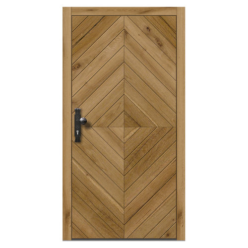 Porta d'ingresso - H402 oak 2E - DOORS, d.o.o. - in legno / battente / vintage