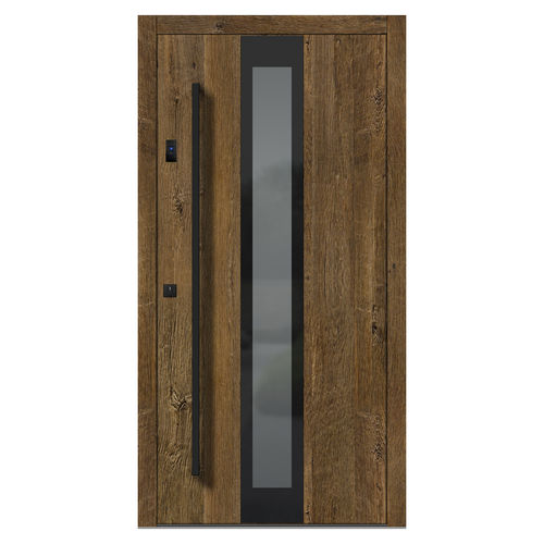 Porta d'ingresso - H407 oak 4E - DOORS, d.o.o. - in legno / battente / vintage