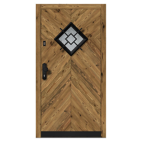Porta d'ingresso - H410 spruce 3B - DOORS, d.o.o. - in legno / battente / vintage