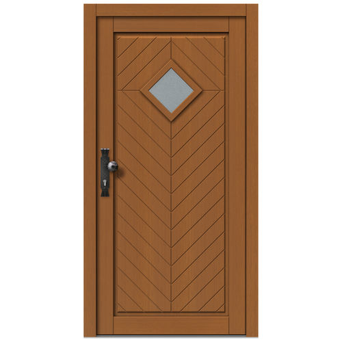 Porta di servizio - HN6 - DOORS, d.o.o. - in legno / battente / contemporanea