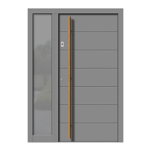 Porta d'ingresso - HA103+ST - DOORS, d.o.o. - in legno / in alluminio / battente