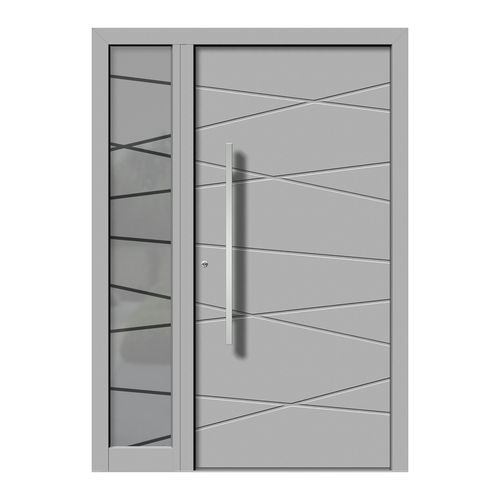 Porta d'ingresso - HA105+ST - DOORS, d.o.o. - in legno / in alluminio / battente