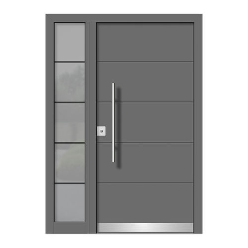 Porta d'ingresso - HA107+ST - DOORS, d.o.o. - in legno / in alluminio / battente
