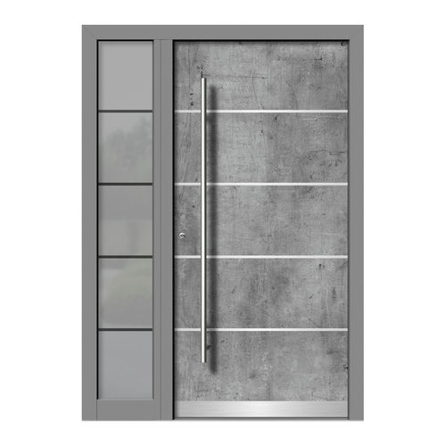 Porta d'ingresso - HA107E+ST - DOORS, d.o.o. - in legno / in alluminio / battente
