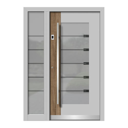 Porta d'ingresso - HA108+ST - DOORS, d.o.o. - in legno / in alluminio / battente