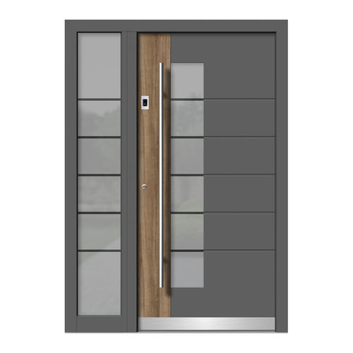 Porta d'ingresso - HA111+ST - DOORS, d.o.o. - in legno / in alluminio / battente