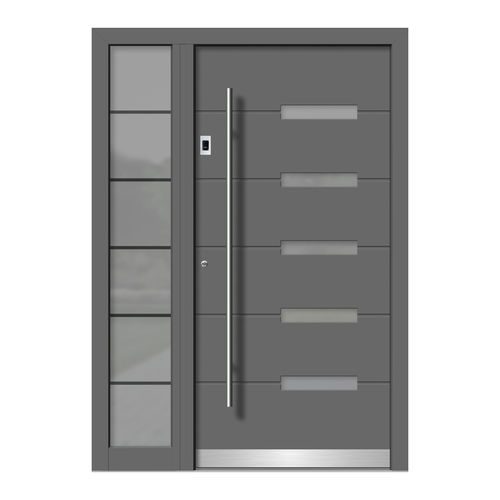 Porta d'ingresso - HA119+ST - DOORS, d.o.o. - in legno / in alluminio / battente