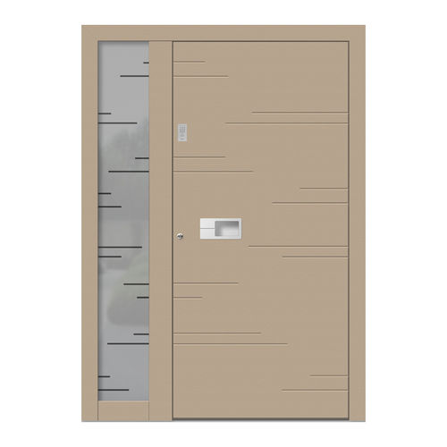 Porta d'ingresso - HA142+ST - DOORS, d.o.o. - in legno / in alluminio / battente