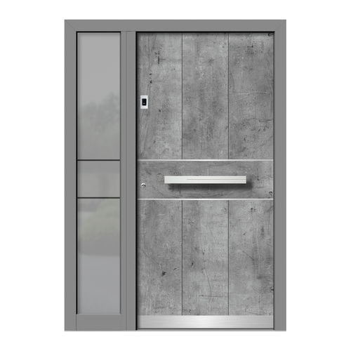 Porta d'ingresso - HA145E+ST - DOORS, d.o.o. - in legno / in alluminio / battente