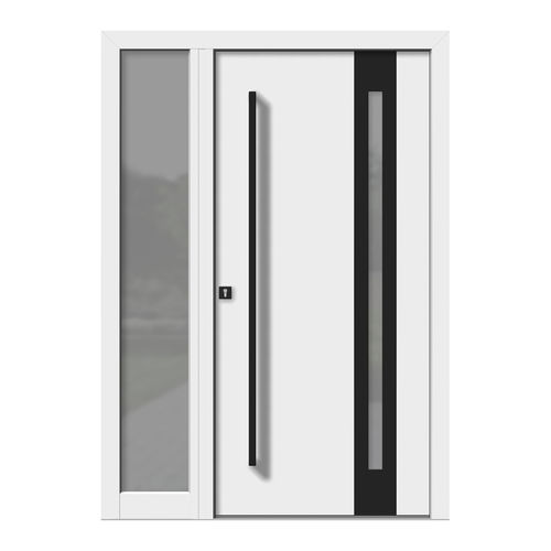Porta d'ingresso - HA149+ST - DOORS, d.o.o. - in legno / in alluminio / battente