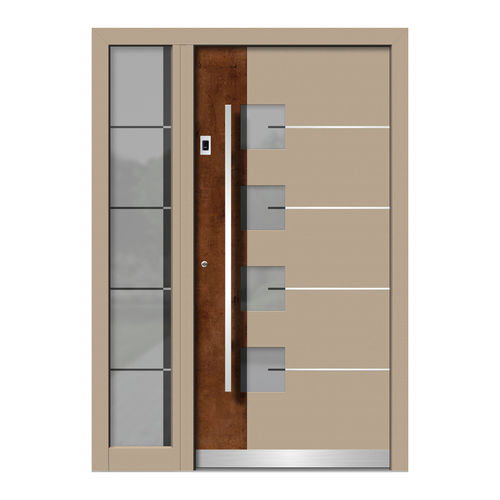 Porta d'ingresso - HA152E+ST - DOORS, d.o.o. - in legno / in alluminio / battente