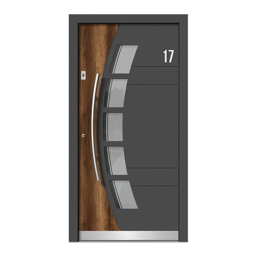 Porta d'ingresso - HA194 - DOORS, d.o.o. - in legno / in alluminio / battente