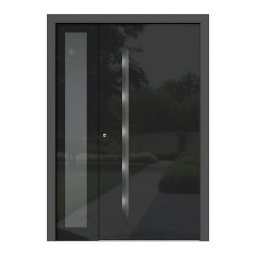 Porta d'ingresso - HA301+ST - DOORS, d.o.o. - in legno / in alluminio / in vetro