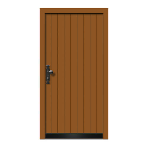 Porta d'ingresso - HA550 - DOORS, d.o.o. - in legno / in alluminio / battente
